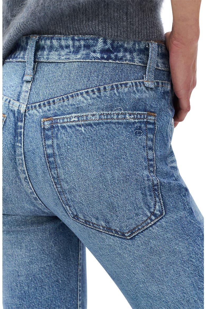 rb Miramar Ponte Dahlia Mid Rise Flare Jeans, Alternate, color, MINET