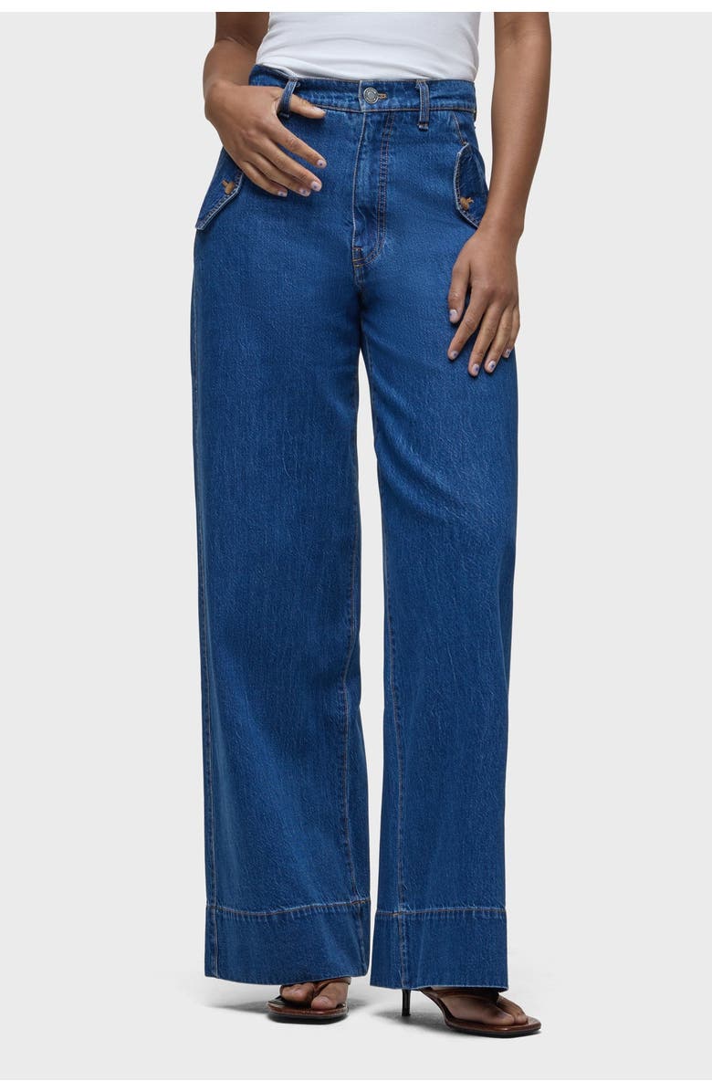 Hudson Jeans James Trouser Wide Leg, Main, color, Lottery