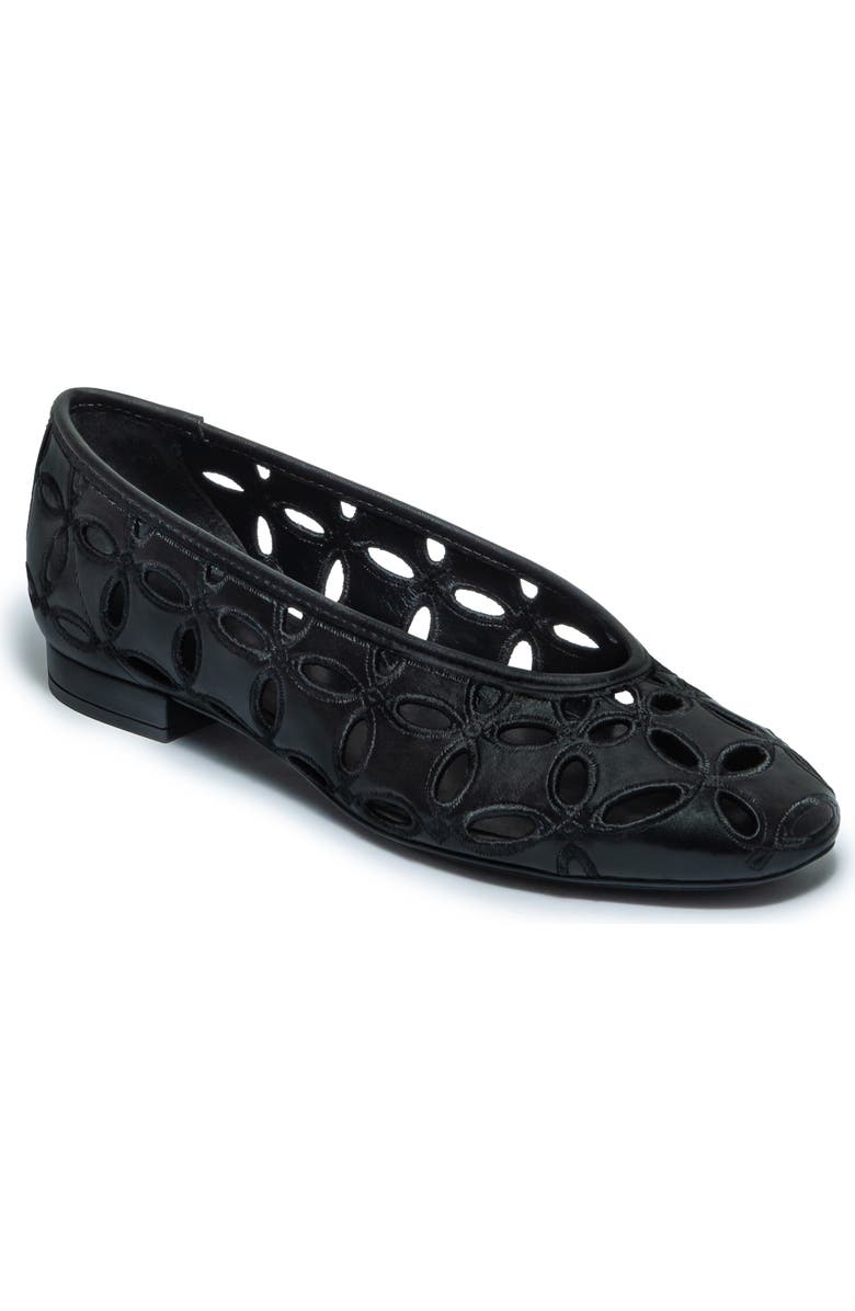 Bernardo Footwear Brie Ballet Flat, Alternate, color, Black