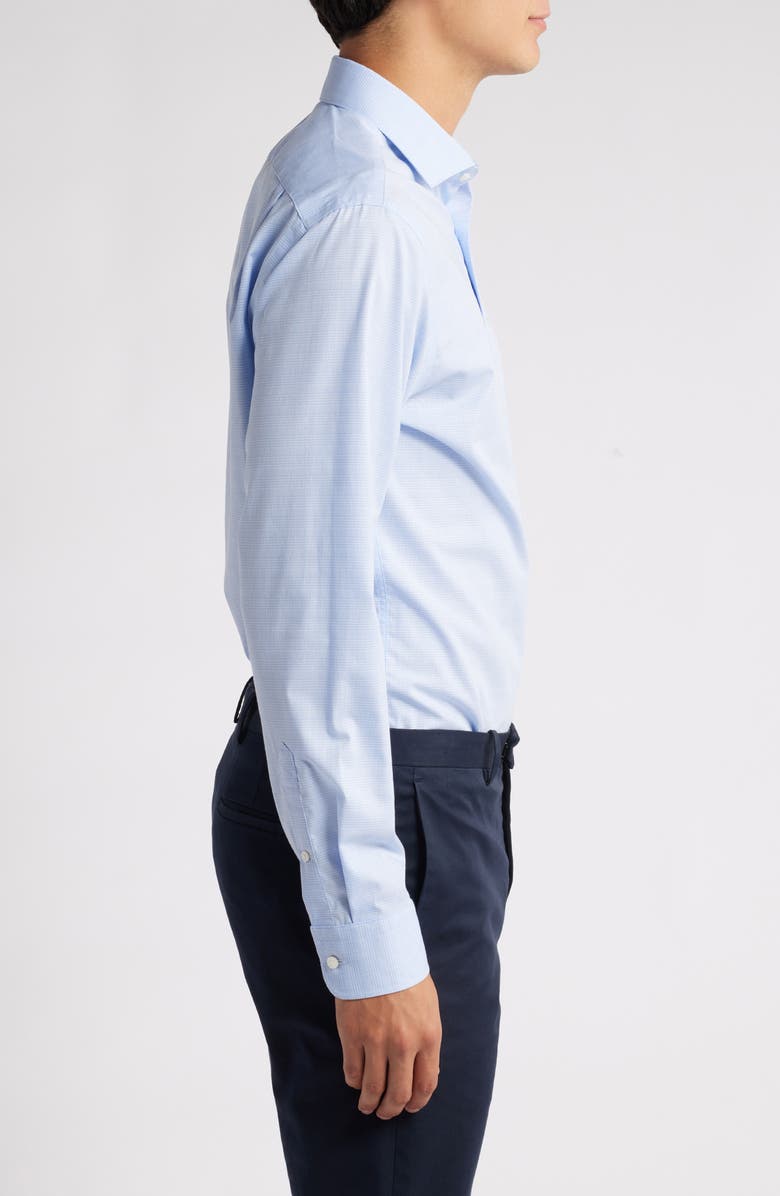 Nordstrom Easy Care Extra Trim Fit Plaid Dress Shirt, Alternate, color,