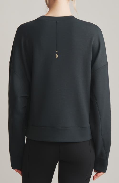 Rhone Dreamglow Oversize Sweatshirt In Black