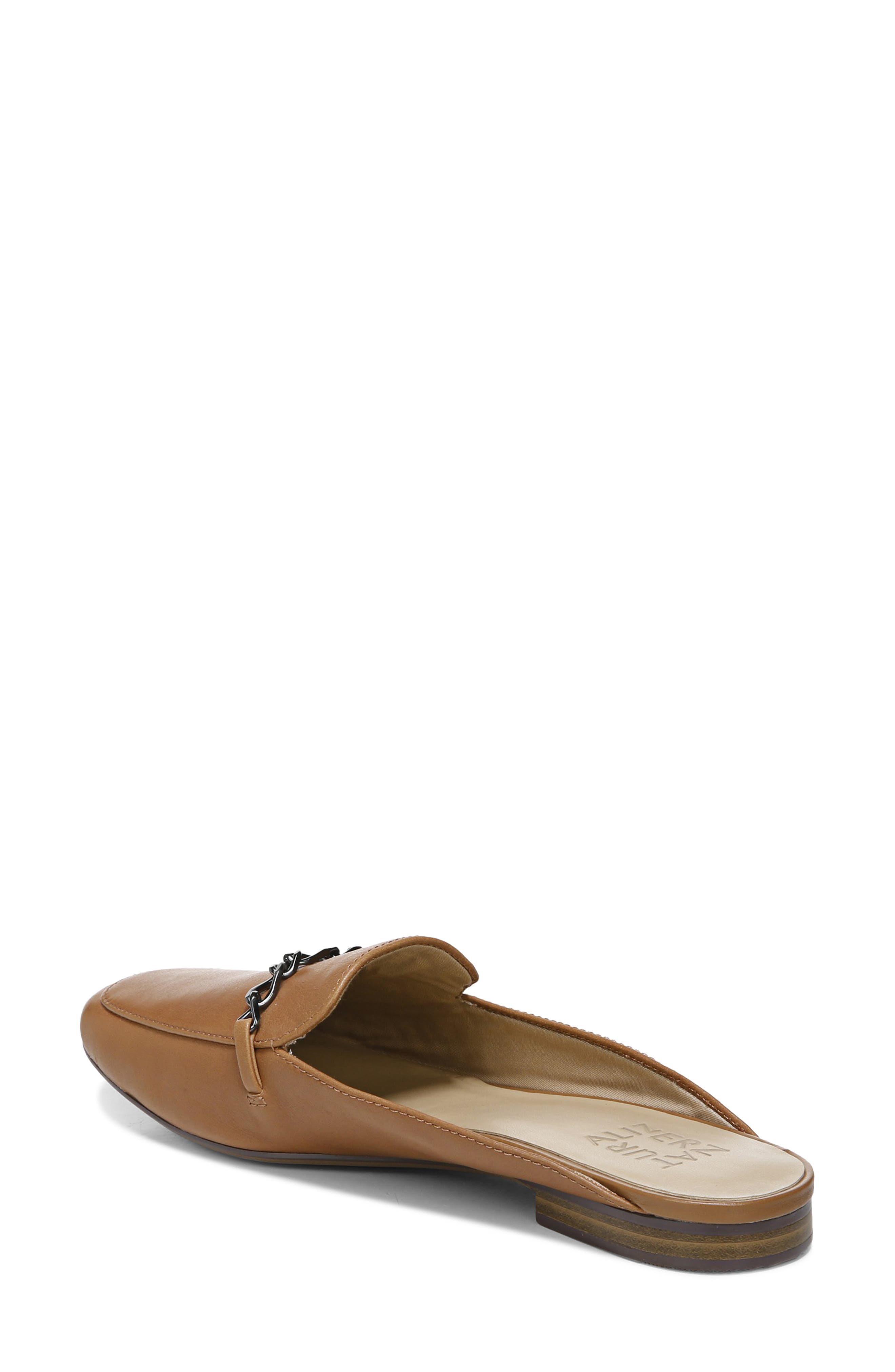 Emiline Mule, Alternate, color, BROWN LEATHER