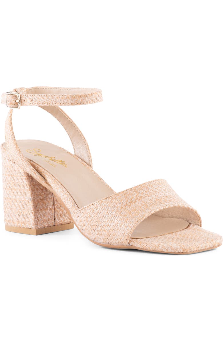 Seychelles Simple Pleasures Ankle Strap Sandal, Main, color, Blush