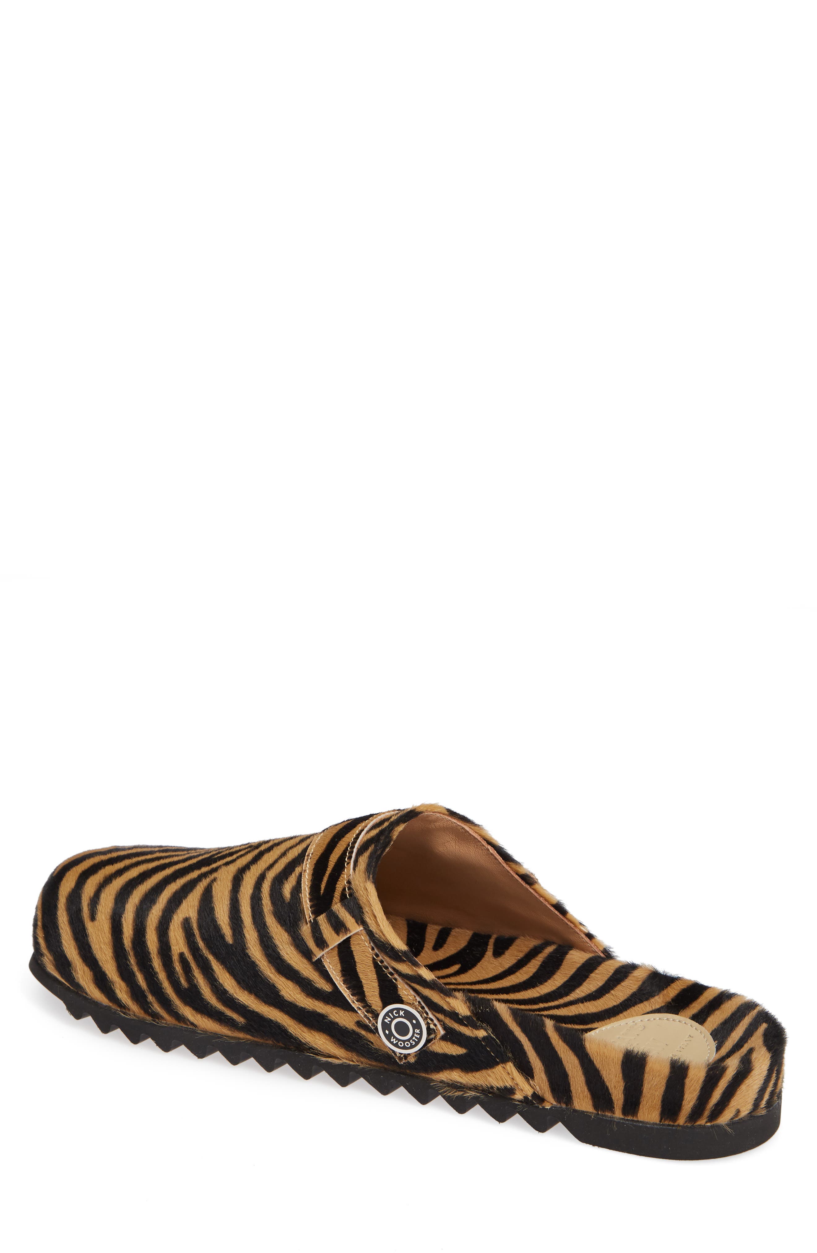 GREATS Nick Wooster x GREATS Genoa Genuine Calf Hair Clog, Alternate, color, 