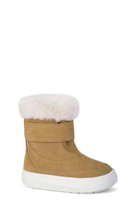 Kids' Nora Boot with Faux Fur Trim