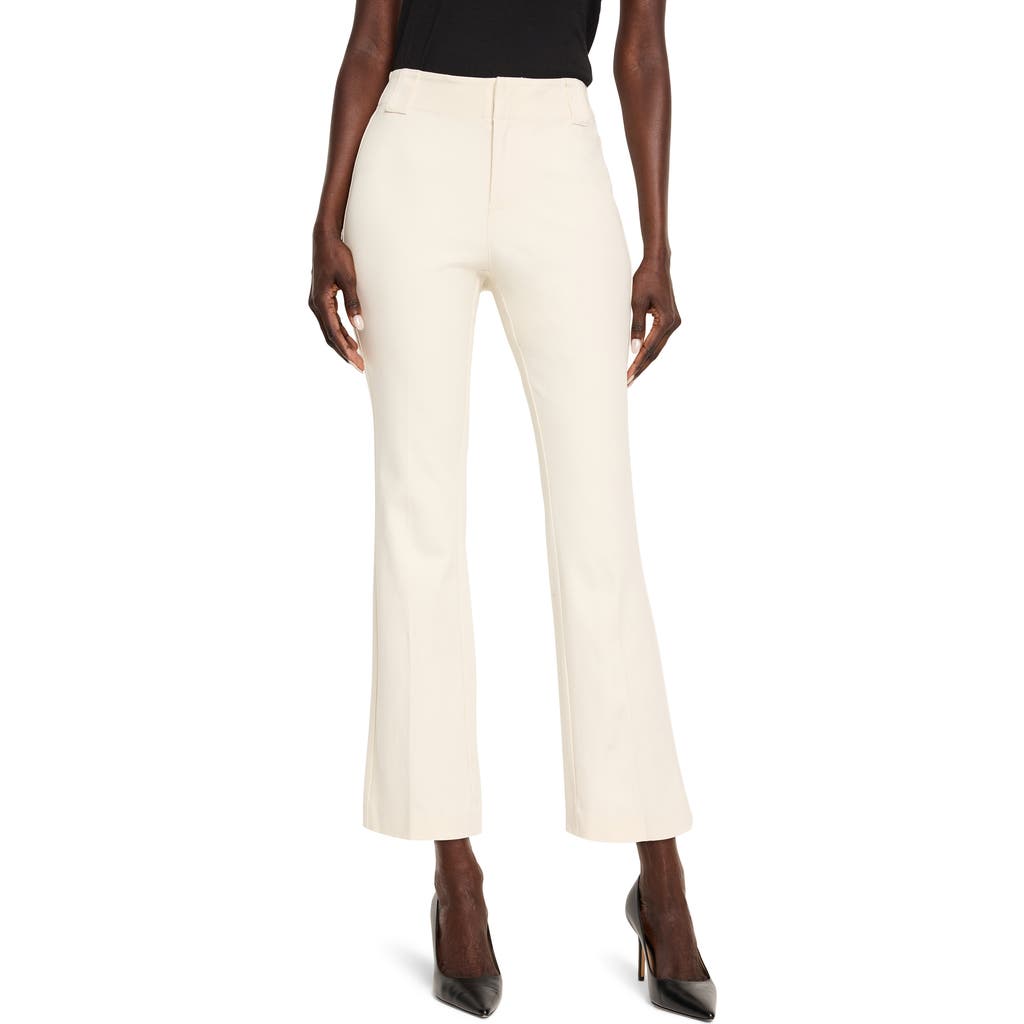 Nic + Zoe Nic+zoe Plaza Ankle Demi Bootcut Pants In Classic Cream