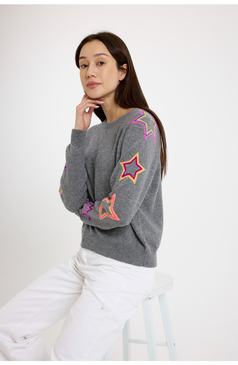 Brodie Pure Cashmere Long Sleeve 100% Cashmere Sweater, Alternate, color, Mid Grey