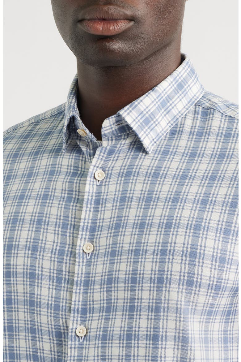 Movement Monterrey Plaid Button-Up Shirt, Alternate, color, SAILOR LAKE CHECK