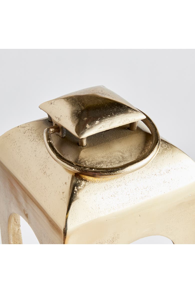 Isabella Lantern Candle Holder Large, Alternate, color, Gold
