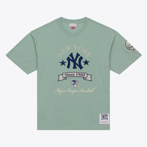 Men's Mitchell & Ness Green New York Yankees Yacht Rock T-Shirt