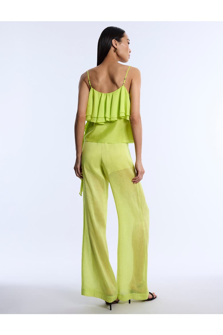 Flounce Cami, Alternate, color, Chartreuse