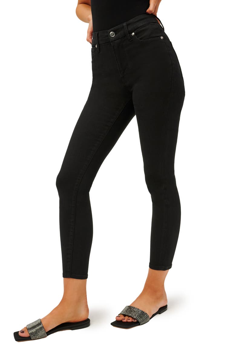 Good Legs High Waist Crop Skinny Jeans, Main, color, BLACK002