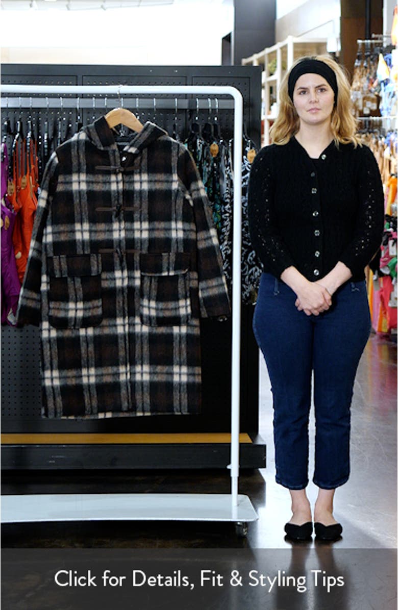 Plaid Toggle Coat, sales video thumbnail