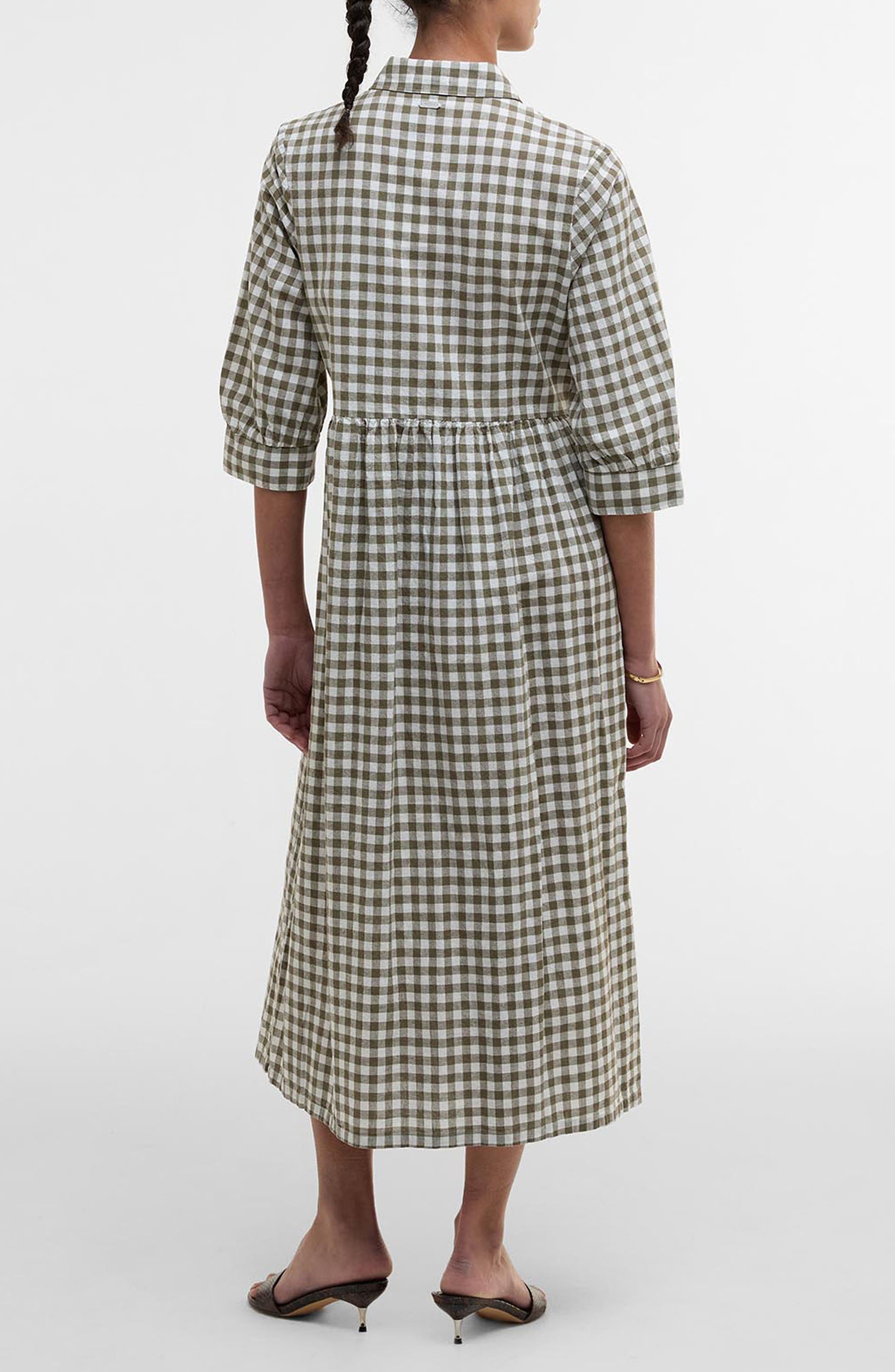 Adele Gingham Shirtdress - image 2