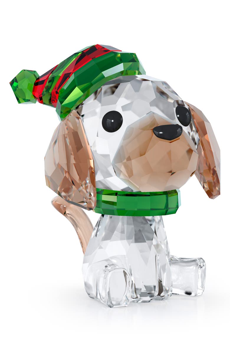 Swarovski Holiday Cheers Crystal Beagle, Main, color, White
