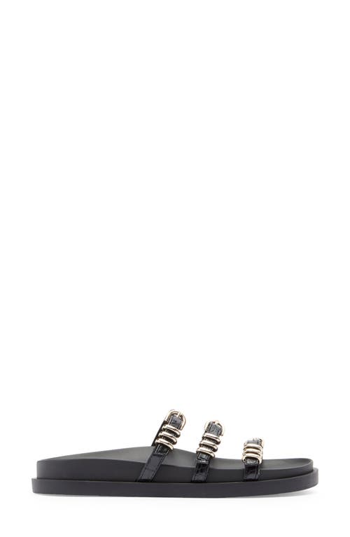 Abound Aimbee Slide Sandal In Black Croco