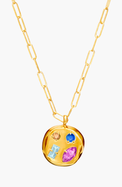 Birthdate Co. The February Birthdate Gold Pendant In February 17th - Gold