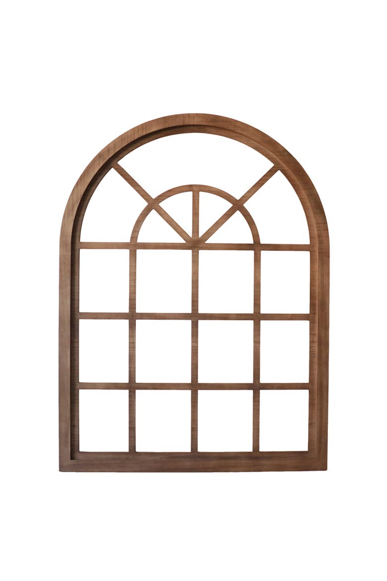 Decorative Frame Wall Accent, Main, color, Brown
