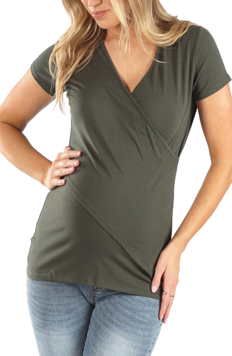 Angel Maternity Maternity/Nursing T-Shirt, Main, color, 