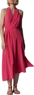Equipment Alejandra Halter Silk Maxi Dress