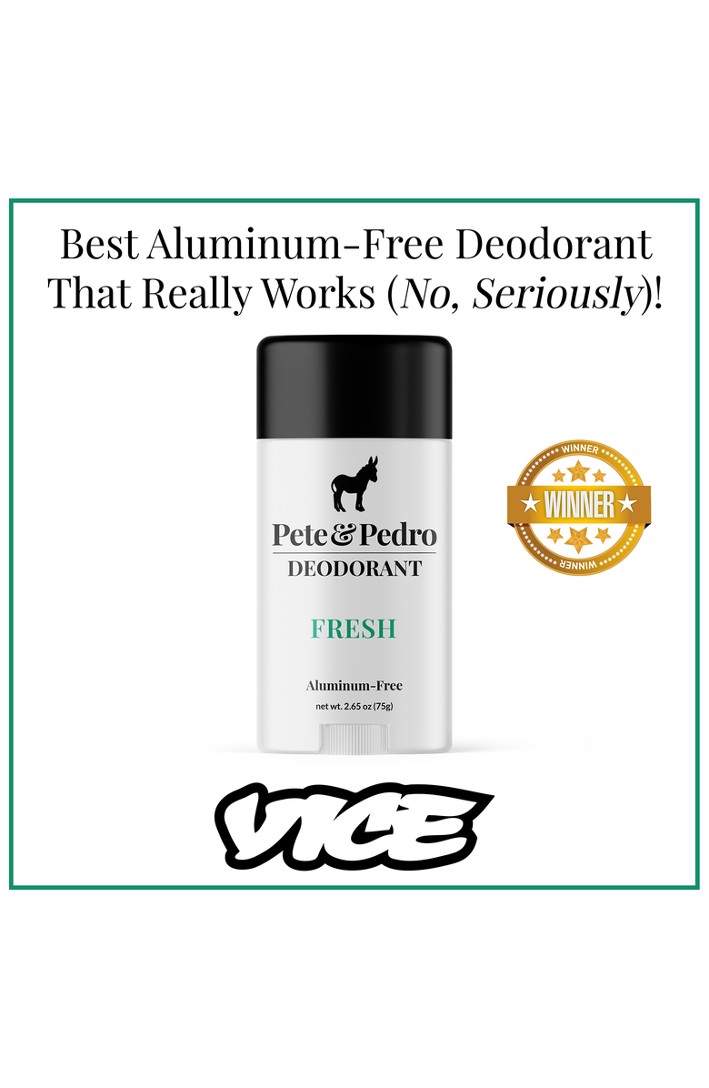 Pete & Pedro FRESH Natural Deodorant, Alternate, color, NO COLOR