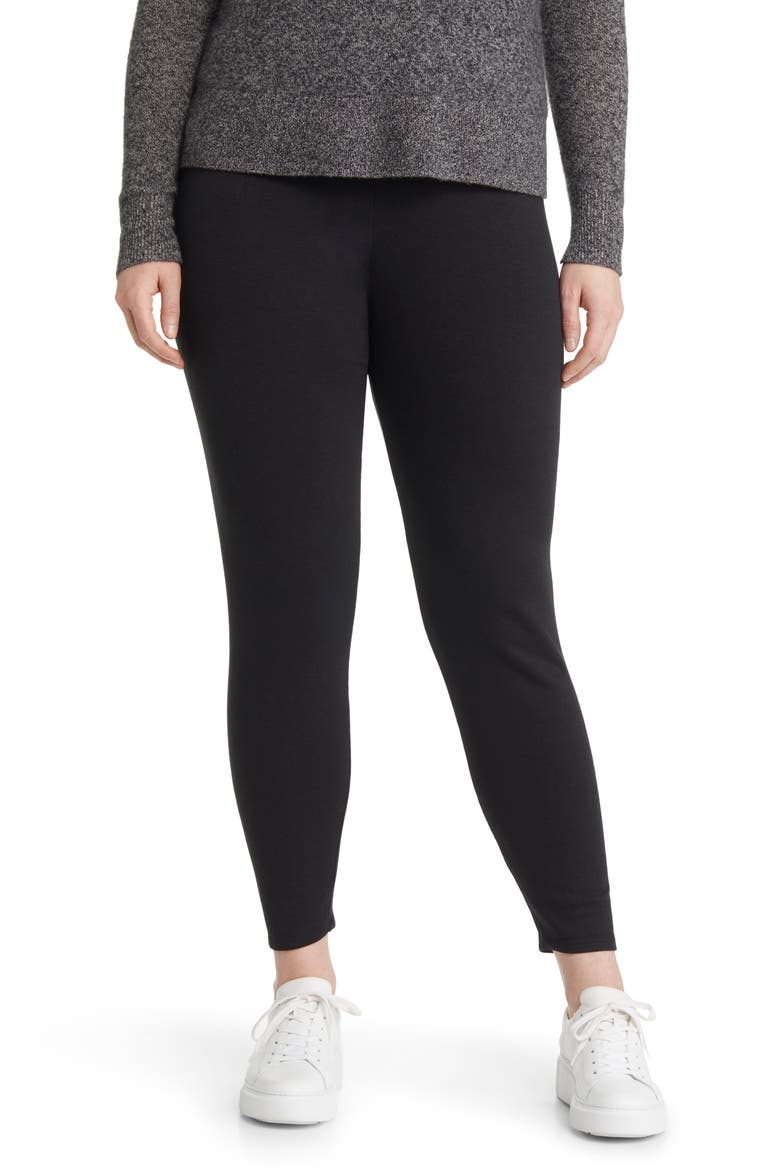High Waist Ankle Leggings, Alternate, color, BLACK