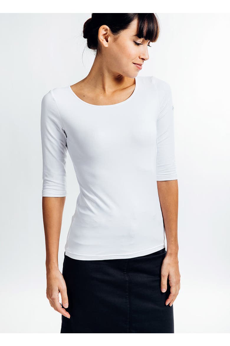 GARDE-COTE III - Solid UV Fabric White Top, Alternate, color, white