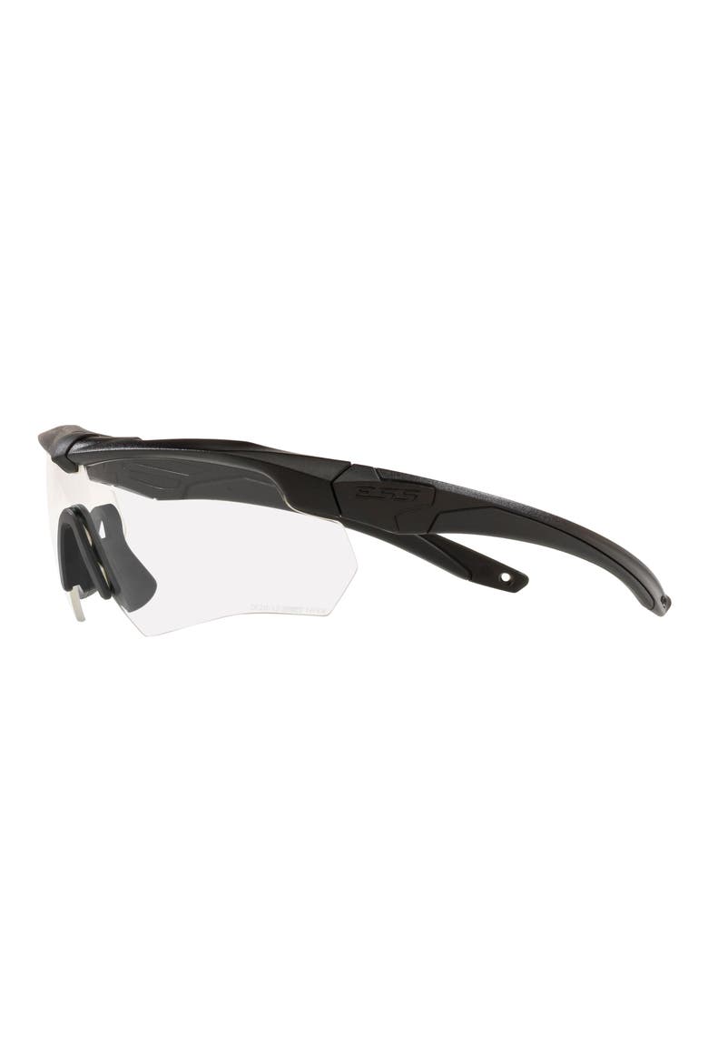 ESS Crossbow Gasket 180mm PPE Shield Safety Glasses, Alternate, color, MATTE BLACK