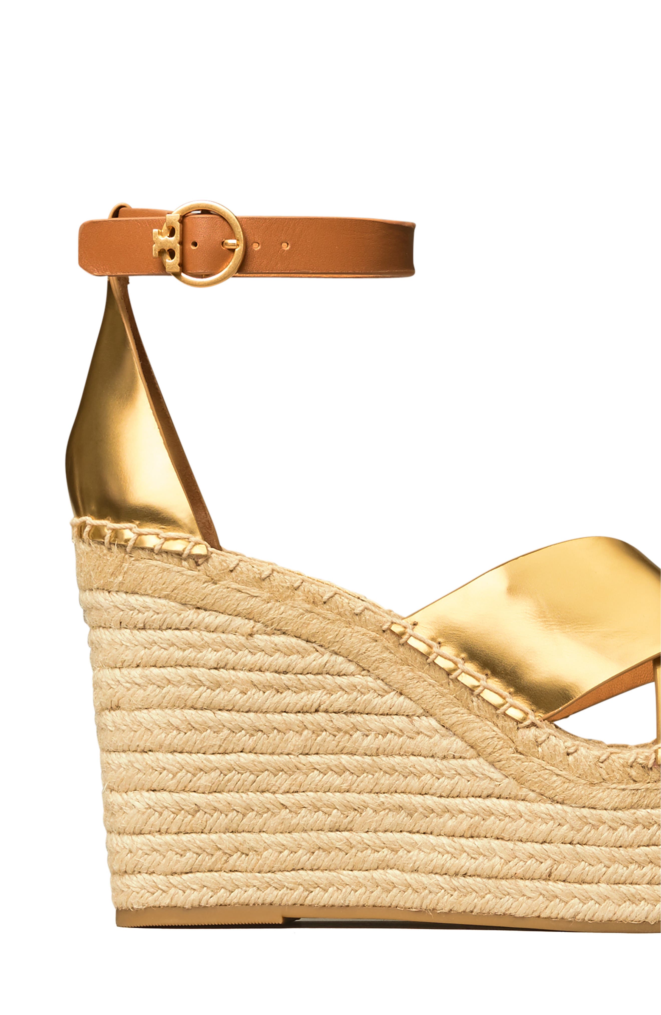 Selby Espadrille Wedge Sandal, Alternate, color, GOLD/ AMBRA