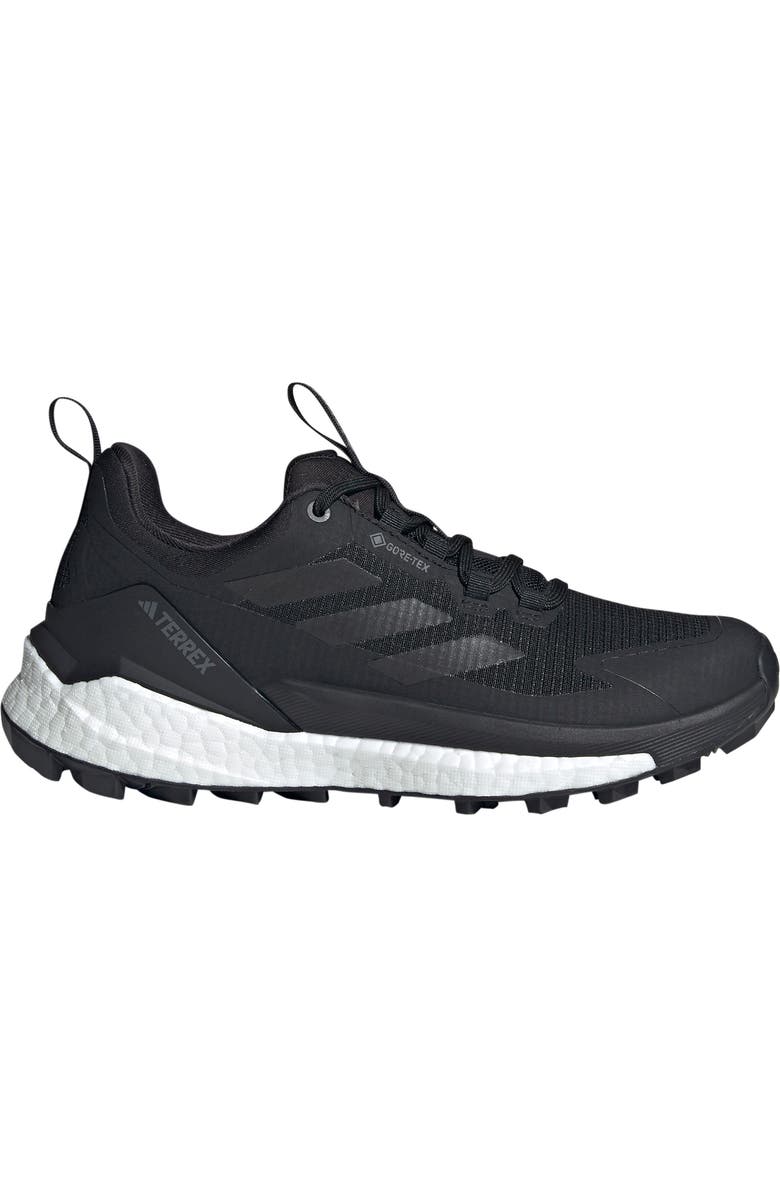 adidas Terrex Free Hiker 2.0 Gore-Tex<sup>®</sup> Waterproof Hiking Shoe, Alternate, color, Black/ Black/ Grey