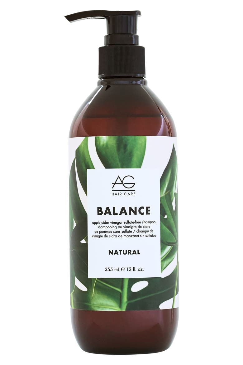 Balance Apple Cider Vinegar Sulfate Free Shampoo, Main, color, NO COLOR