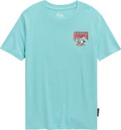 Quiksilver Kids' Shark Run Graphic Cotton T-Shirt