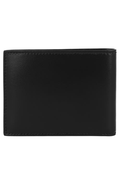 Ferragamo Crosta Polo Bifold Wallet In Black