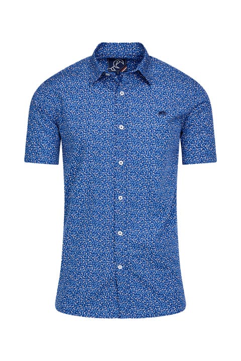 Short Sleeve Flower Bud Shirt