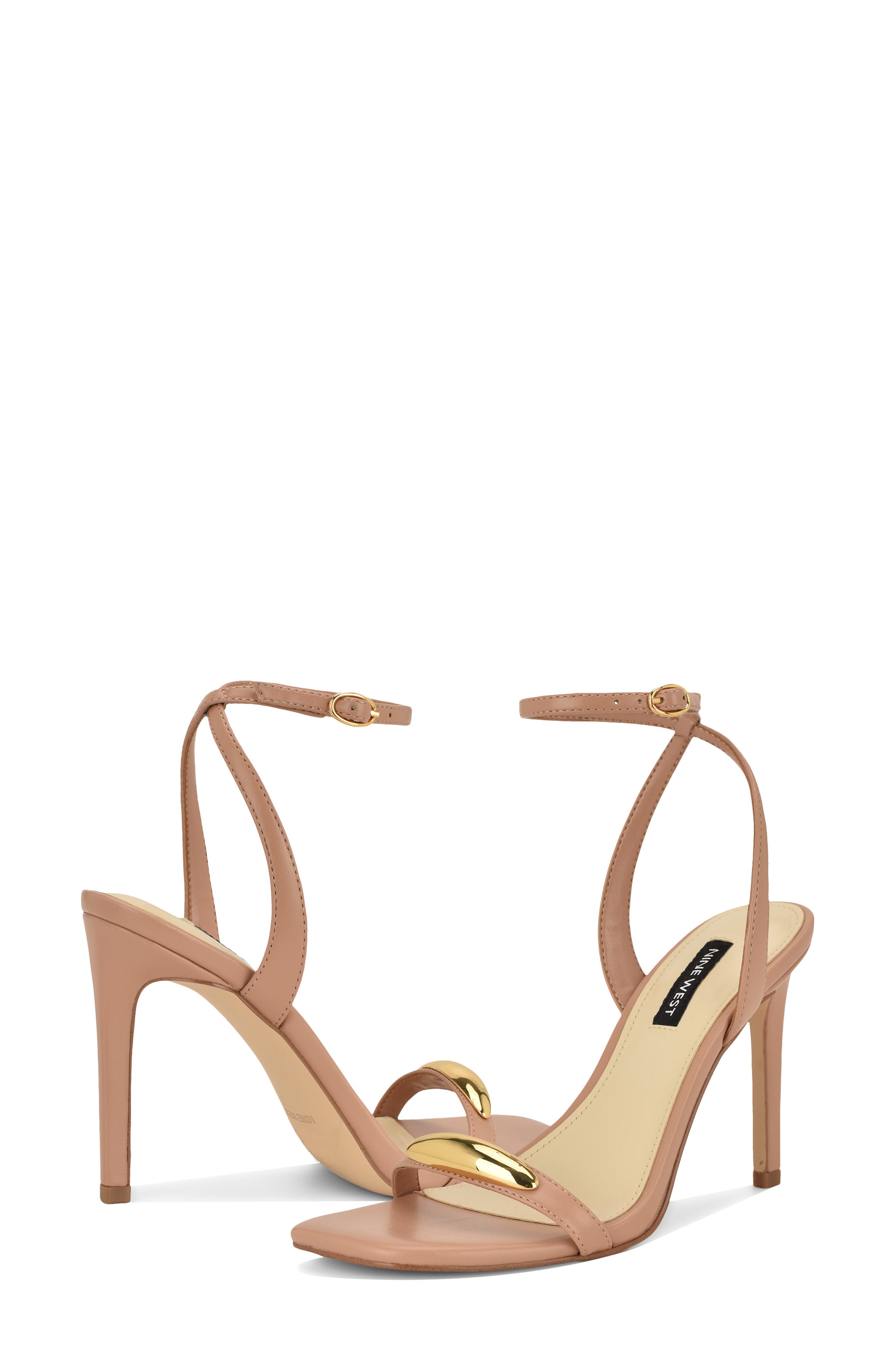 Nine West Props Ankle Strap Sandal, Alternate, color, Light Natural