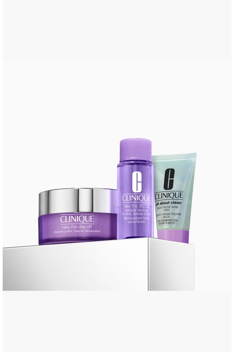 3-Piece The Cleansing Edit Take The Day Off Set, Alternate, color, NO COLOR