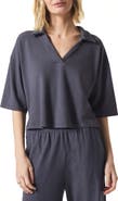Splendid Brooke Johnny Collar Top