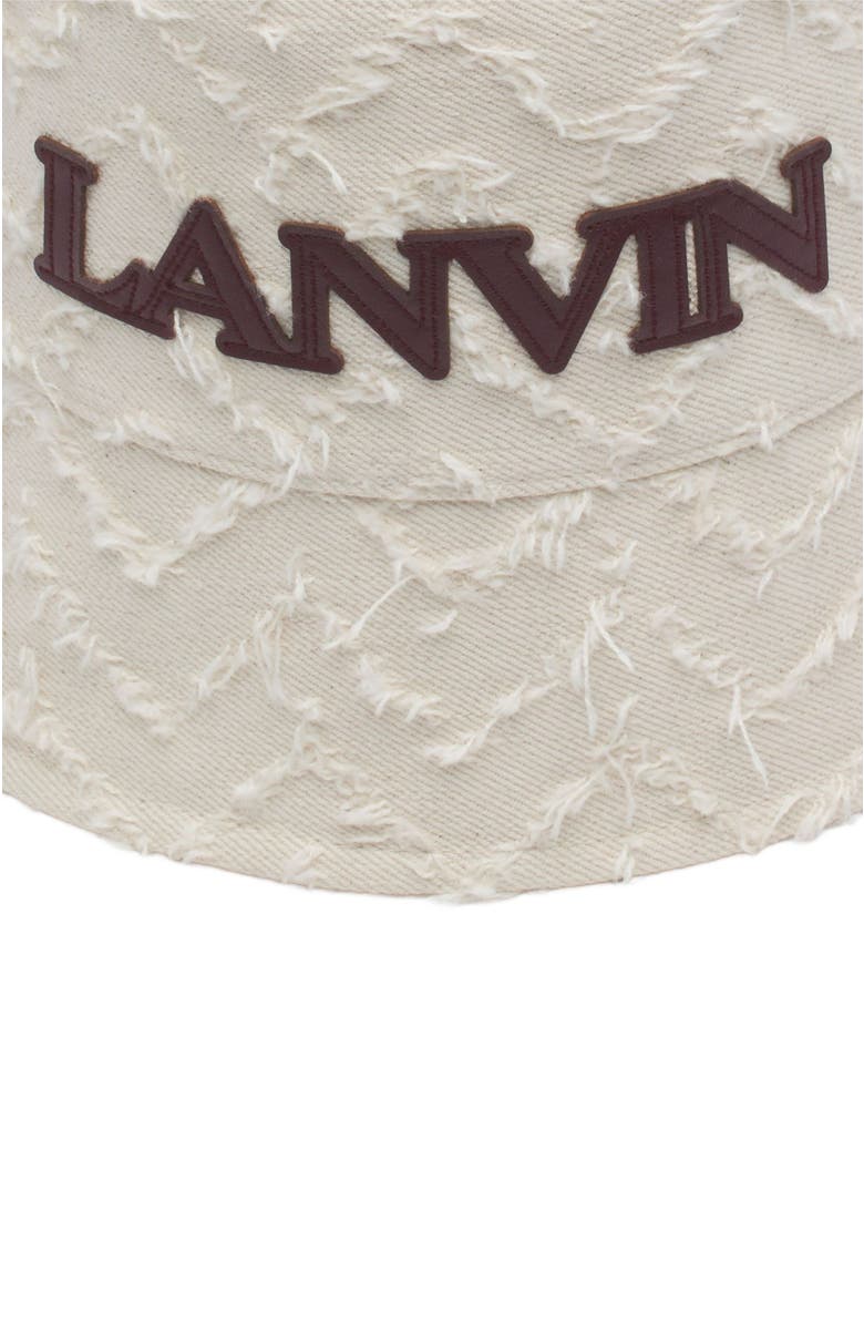 Lanvin HERRINGBONE MOTIF LANVIN BUCKET HAT, Alternate, color,