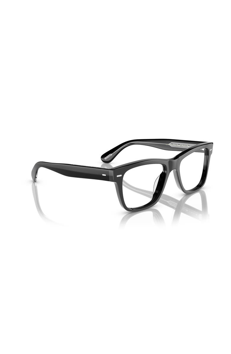 Oliver Peoples 51mm Rectangle optical glasses, Alternate, color, Black