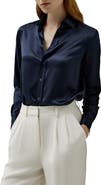 Lilysilk Tailored Button Down Silk Shirt