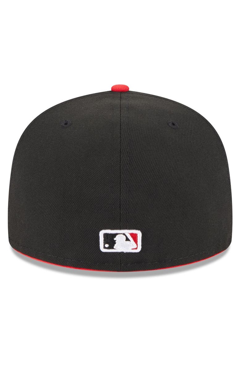 New Era Men's New Era Black Cincinnati Reds 2023 City Connect 59FIFTY Fitted Hat, Alternate, color, Black