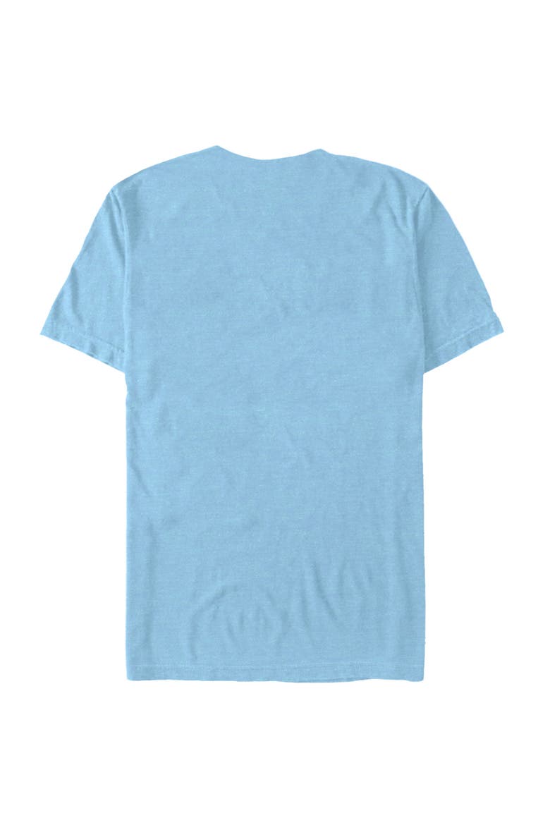 Men's NASA Stripe Minimal Logo Vintage  Graphic T-Shirt, Alternate, color, Light Blue Heather