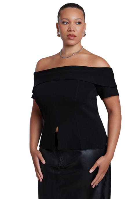 Off The Shoulder Short Sleeve Sweater