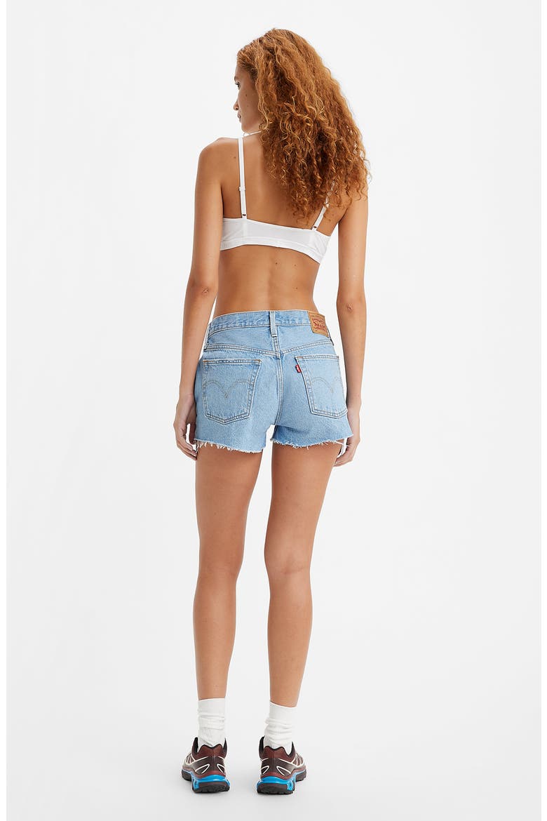 501® Original Cutoff Denim Shorts, Alternate, color, OXNARD ATHENS JUMP