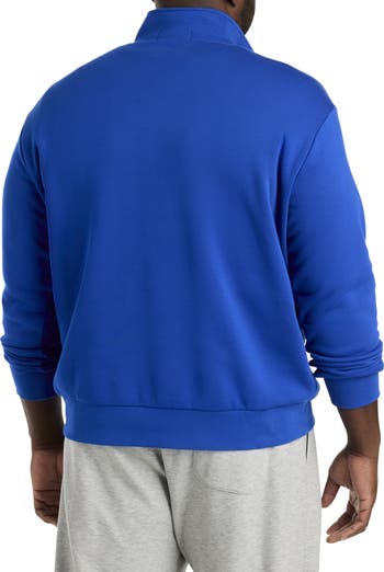 Polo Ralph Lauren Polo Sport Tricot Tape buy Fleece Sweatshirt Blue Quarter Zip L