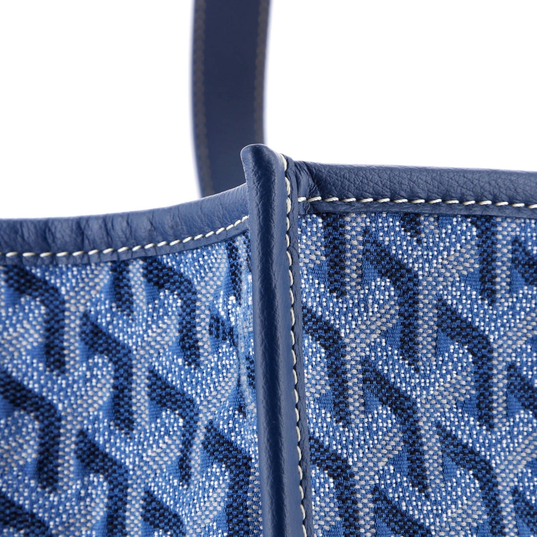 Pre-Owned Goyard Villette Tote Coated Canvas PM, Alternate, color, Blue