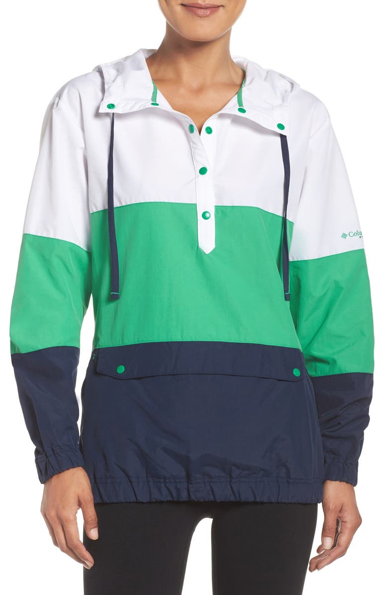 Columbia Sportswear 'Harborside' Windbreaker Hoodie, Main, color, 