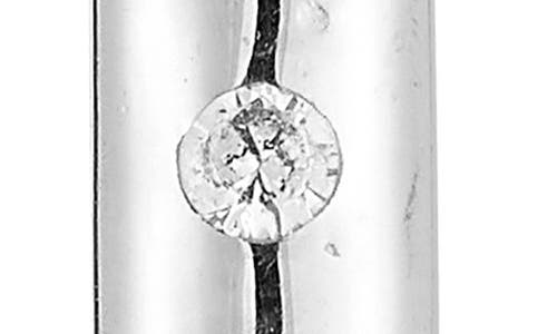 Glaze Jewelry Cubic Zirconia Oval Huggie Hoop Earrings In Metallic