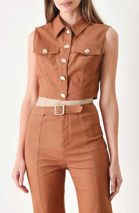 FREEMARKET Cropped Button-Up Shirt