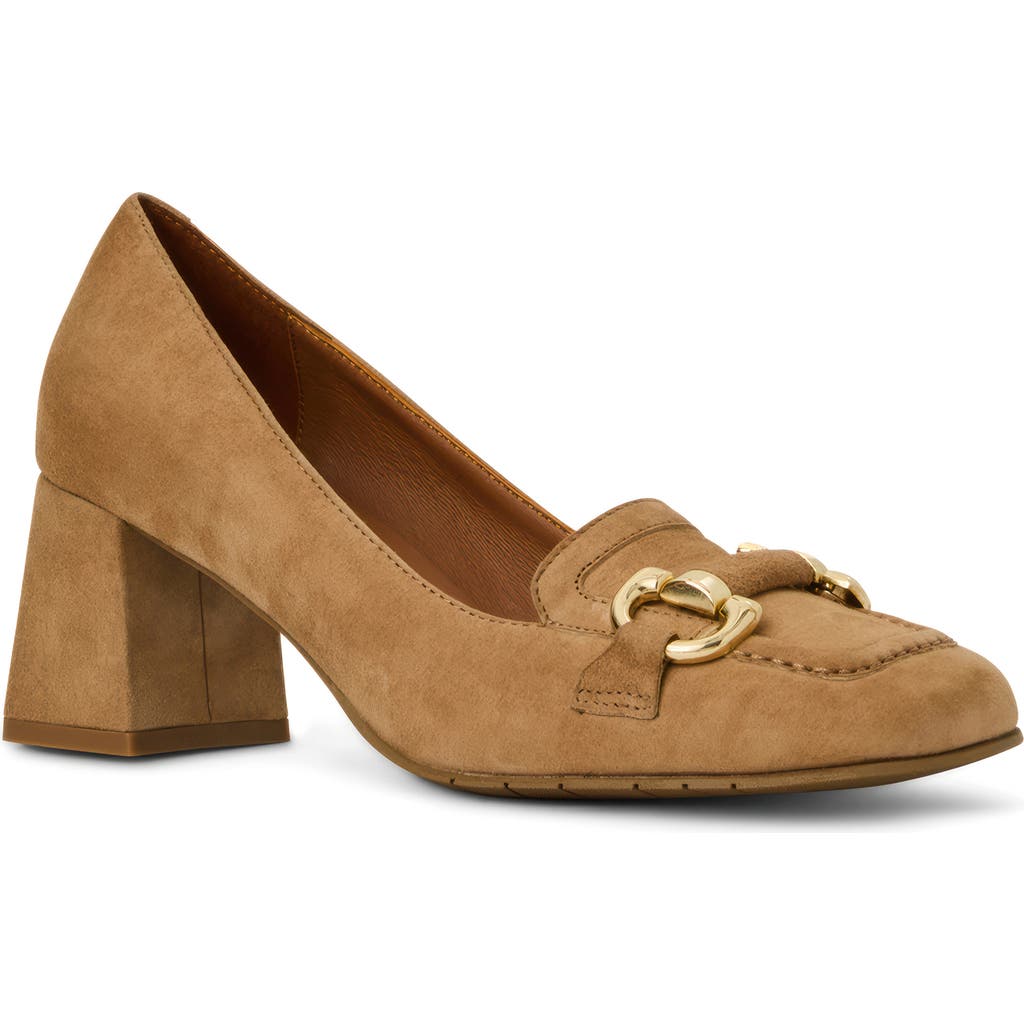 Aquatalia Corrina Loafer Pump In Brown